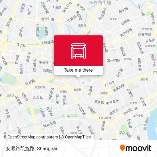 安顺路凯旋路 map