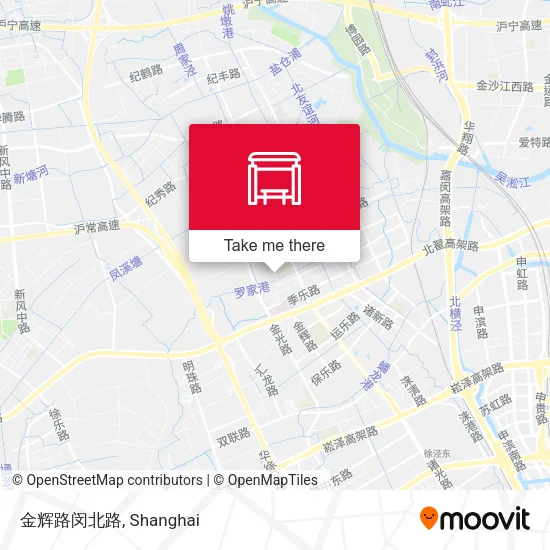 金辉路闵北路 map