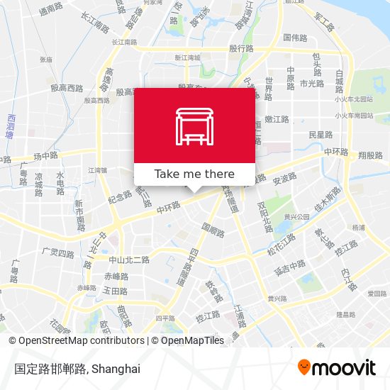 国定路邯郸路 map