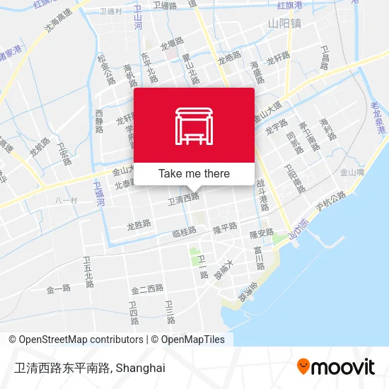 卫清西路东平南路 map