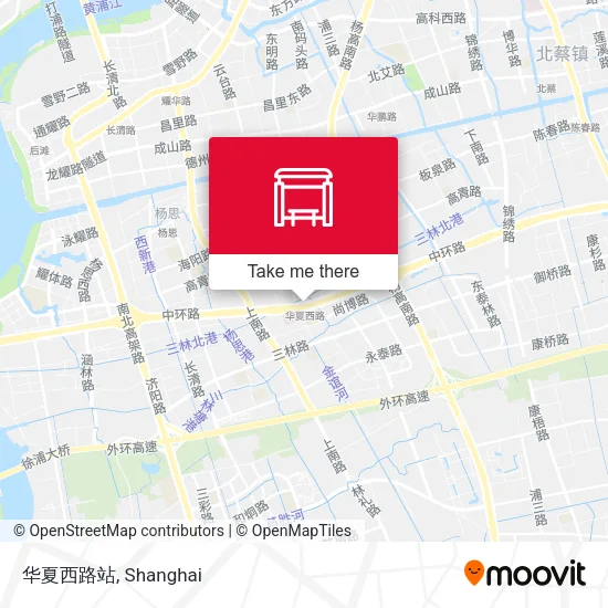 华夏西路站 map