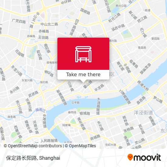 保定路长阳路 map