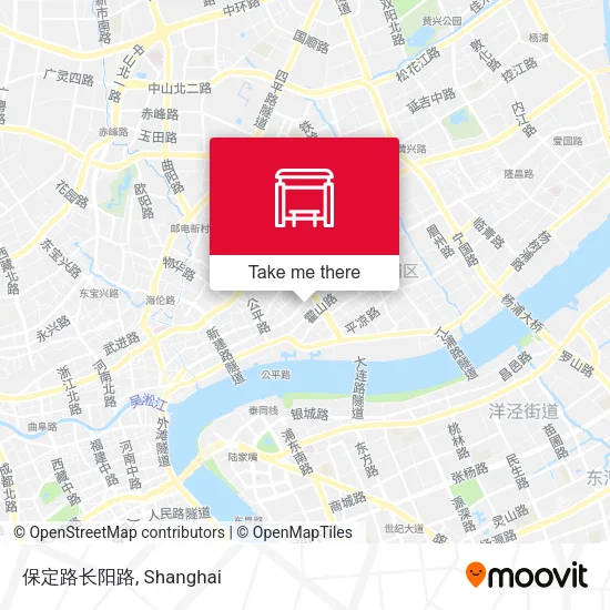 保定路长阳路 map