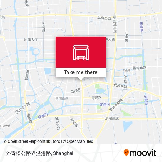 外青松公路界泾港路 map