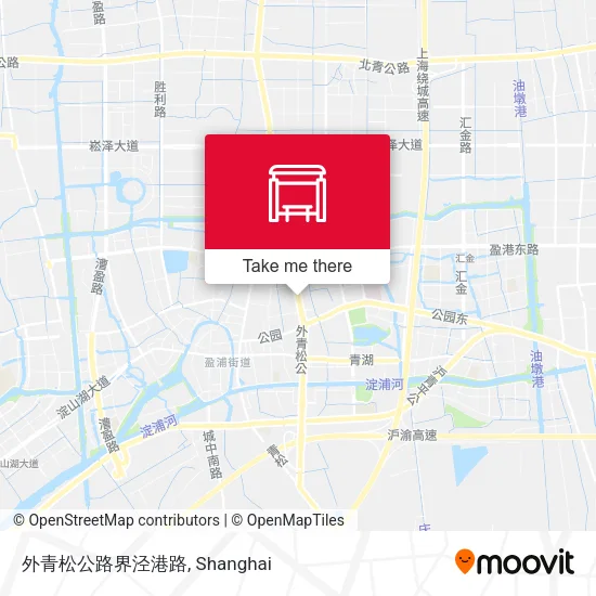 外青松公路界泾港路 map