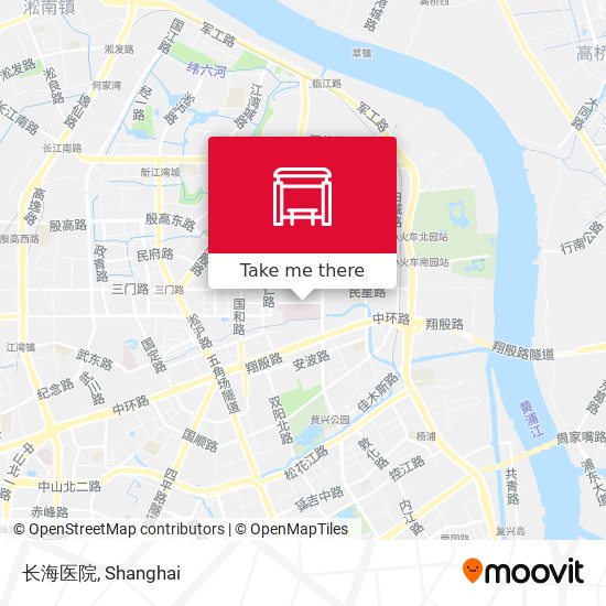 长海医院 map