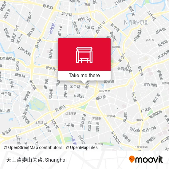 天山路娄山关路 map