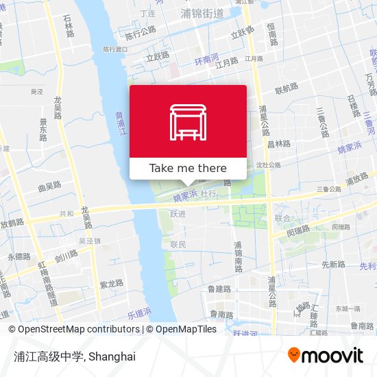 浦江高级中学 map