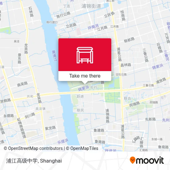 浦江高级中学 map