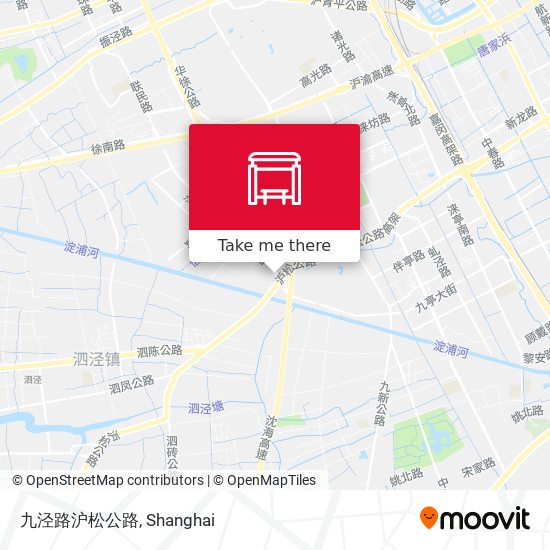 九泾路沪松公路 map