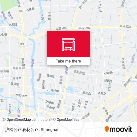 沪松公路辰花公路 map