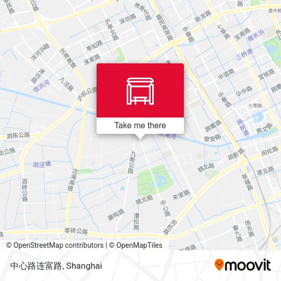 中心路连富路 map