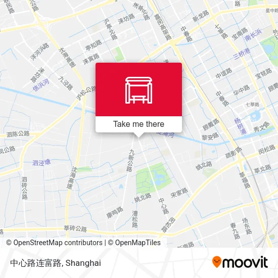 中心路连富路 map