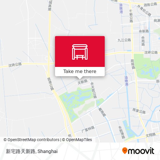 新宅路天新路 map