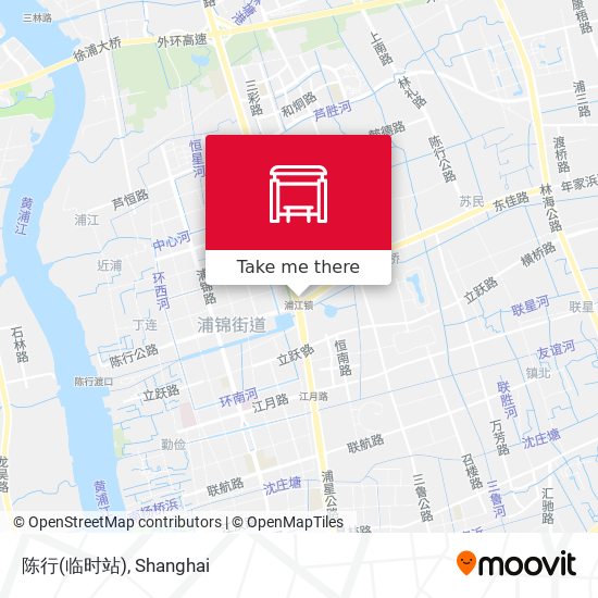 陈行(临时站) map