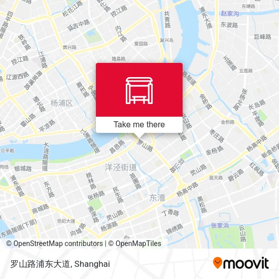 罗山路浦东大道 map