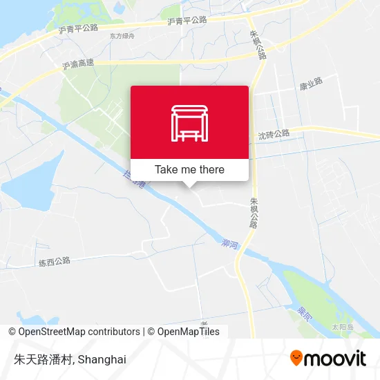朱天路潘村 map