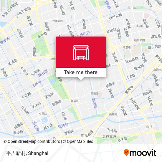 平吉新村 map