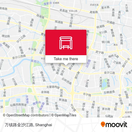 万镇路金沙江路 map