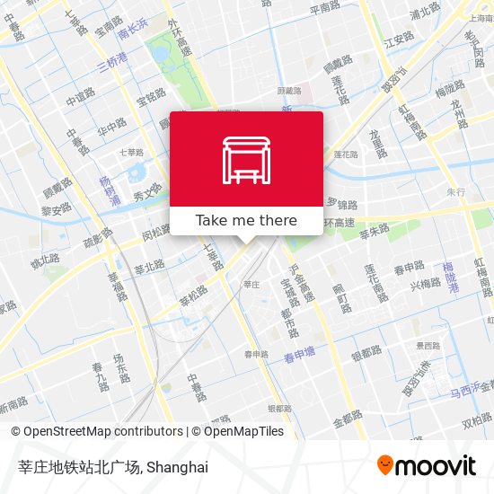 莘庄地铁站北广场 map