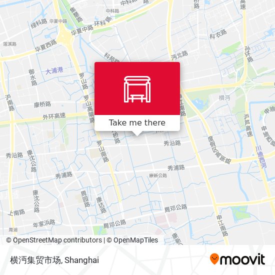 横沔集贸市场 map
