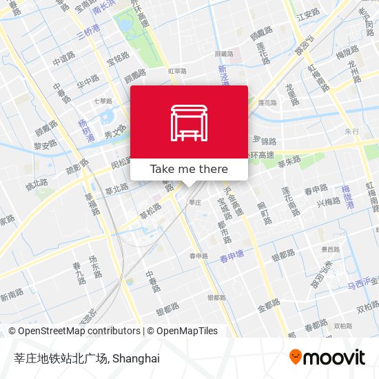 莘庄地铁站北广场 map