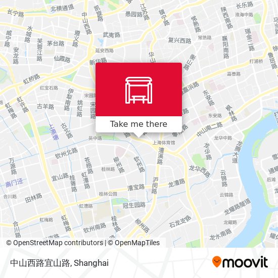 中山西路宜山路 map