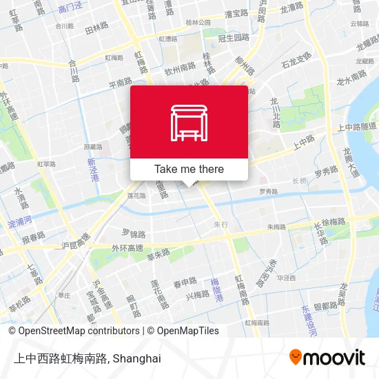 上中西路虹梅南路 map