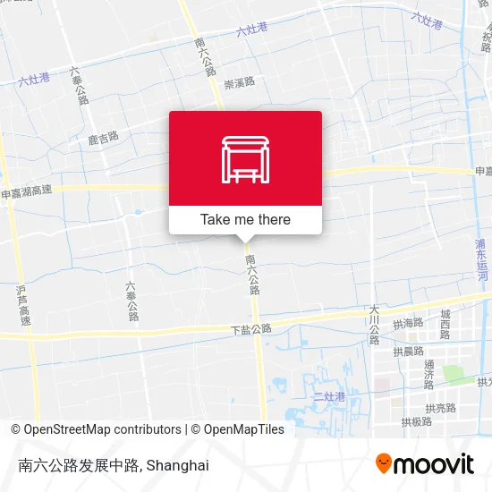 南六公路发展中路 map