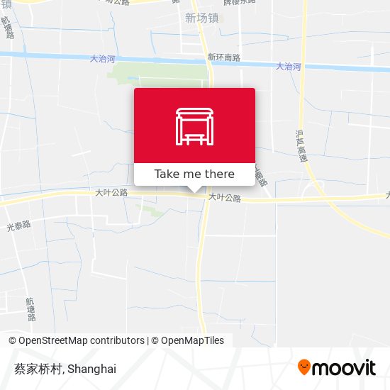 蔡家桥村 map