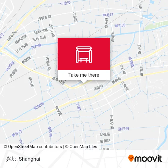 兴塔 map