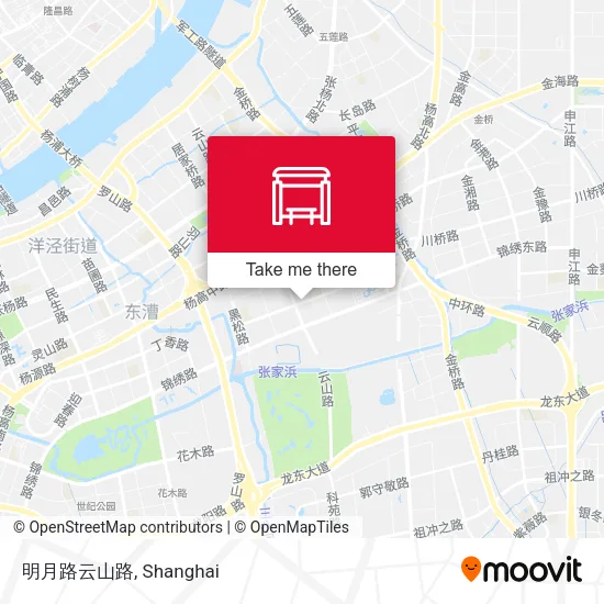 明月路云山路 map