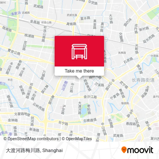 大渡河路梅川路 map
