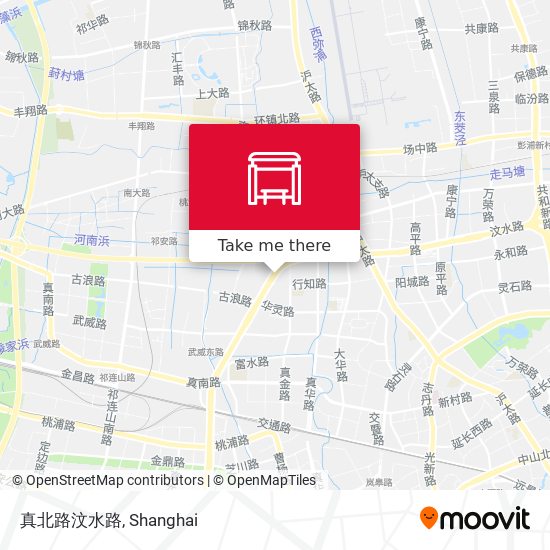 真北路汶水路 map