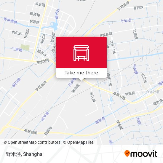 野米泾 map