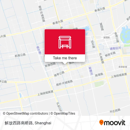解放西路南桥路 map