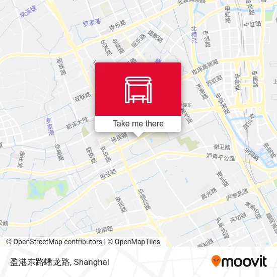 盈港东路蟠龙路 map