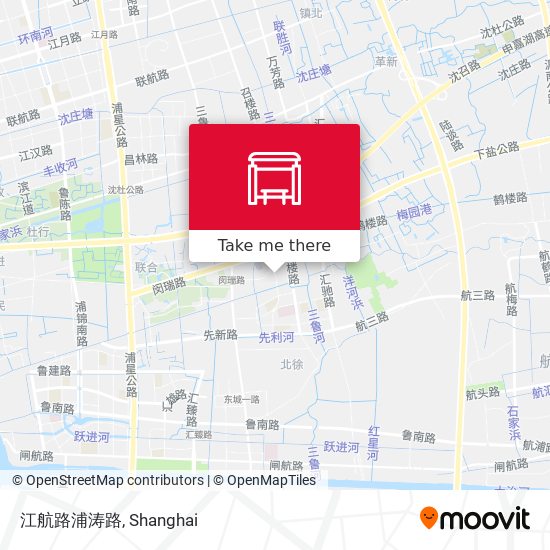 江航路浦涛路 map