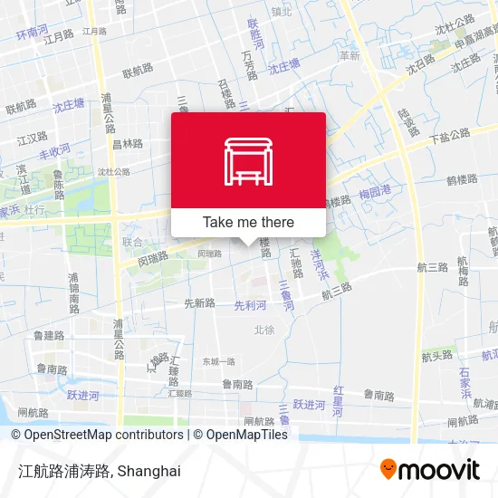 江航路浦涛路 map