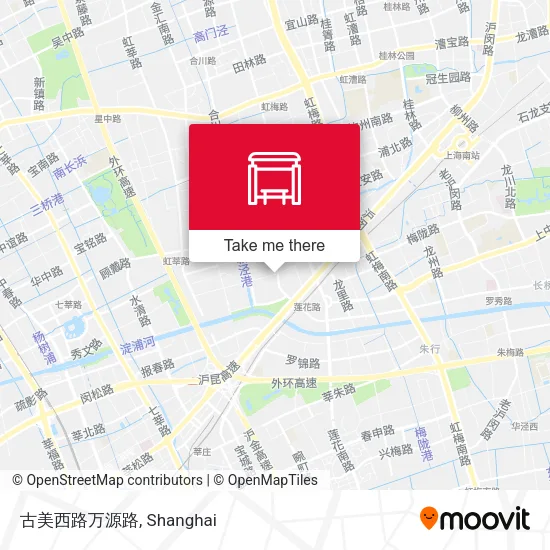 古美西路万源路 map