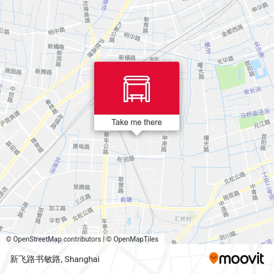 新飞路书敏路 map