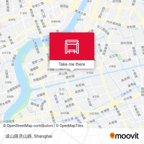 成山路洪山路 map