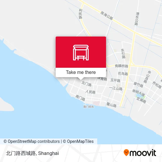 北门路西城路 map