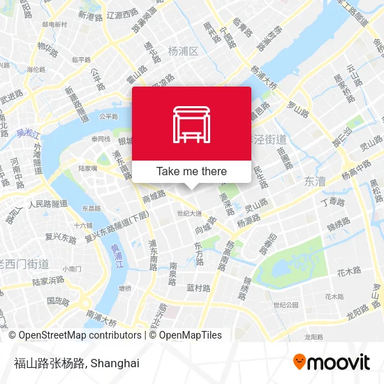 福山路张杨路 map