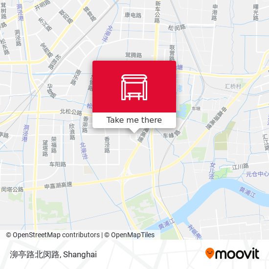 泖亭路北闵路 map