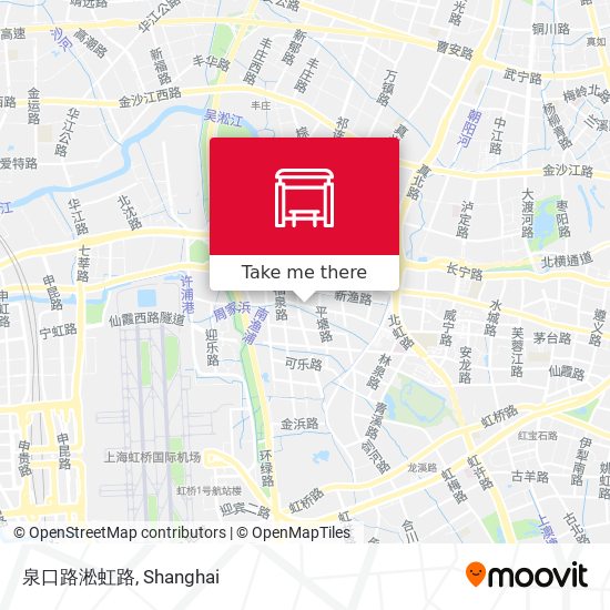 泉口路淞虹路 map