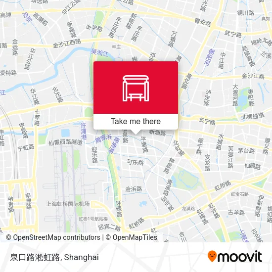 泉口路淞虹路 map