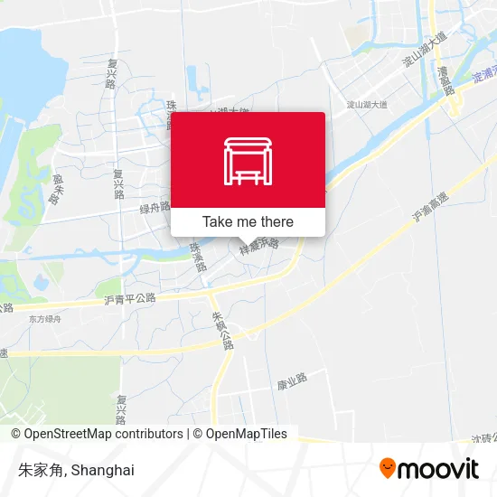 朱家角 map