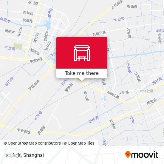 西厍浜 map