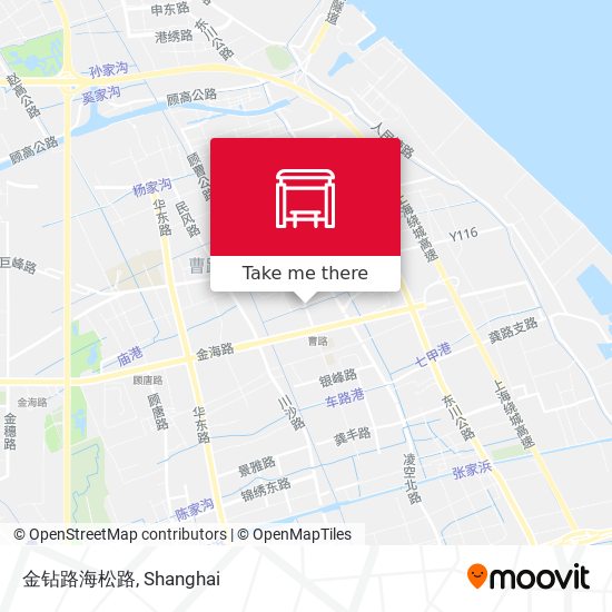 金钻路海松路 map